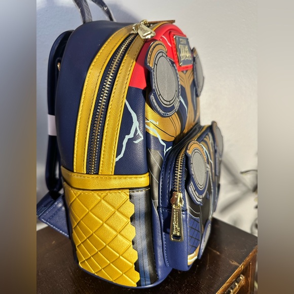Loungefly Marvel Thor Love and Thunder Cosplay Mini Backpack NWT - Picture 9 of 10